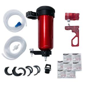 Красная бутылка с кронштейном 2