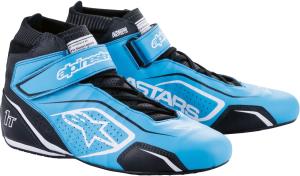 Alpinestars TECH-1 T v3 ботинки для автоспорта, голубой/черный/белый, р-р 40(EUR)/7.5(US)/6.5(UK)