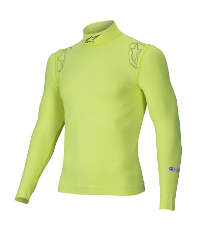 Alpinestars ZX EVO v3 майка для автоспорта, желтый неоновый, р-р XS/S