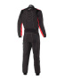 Alpinestars KMX-9 v2 S  комбинезон для картинга, черный/красный неоновый, р-р 130 см., омологация CI