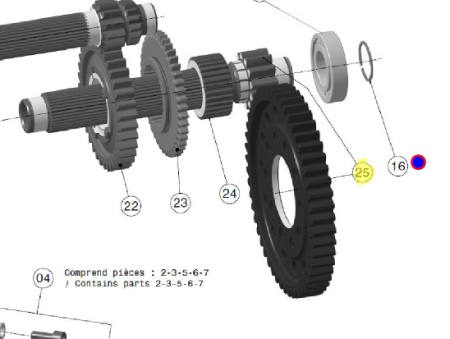 3MO пара главная (для ETV) 4.8181 (11Х53)