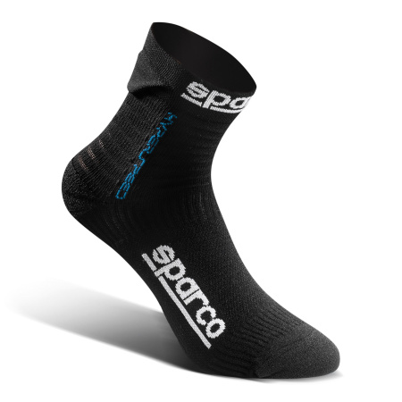 Sparco HYPERSPEED носки для симрейсинга, черный/голубой, р-р 38/39