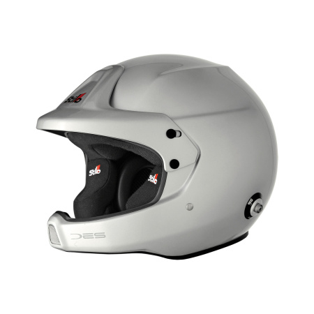 Stilo WRC DES COMPOSITE шлем для автоспорта (гарн. WRC) (HANS), серый, р-р 63