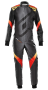 OMP KS-X ART комбенизон для картинга, черный/желтый/красный, р-р 46
