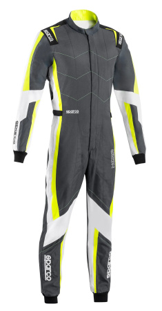 Sparco KERB ADVANCED комбинезон для картинга, темно-серый/желтый неоновый, р-р S