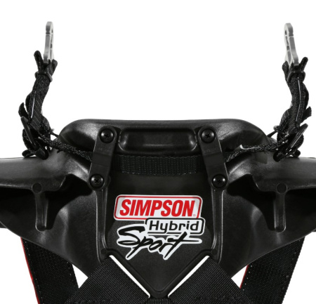 Simpson HYBRID SPORT защита головы и шеи (под стд клипсы), черный, р-р CHILD