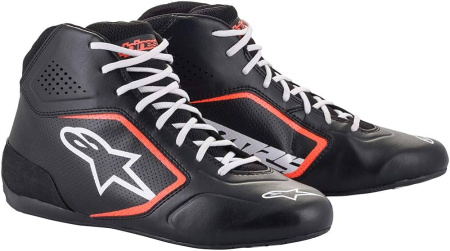 Alpinestars TECH-1 K START v2 ботинки для картинга, черный/белый/красный, р-р 43.5(EUR)/10.5(US)/9.5