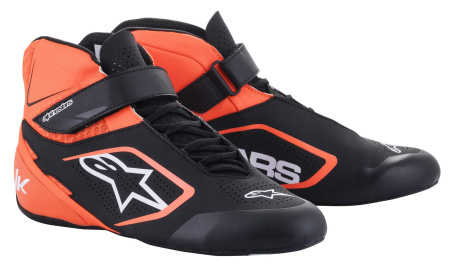 Alpinestars TECH-1 K v2 ботинки для картинга, черный/оранжевый неоновый, р-р 43.5(EUR)/10.5(US)/9.5(