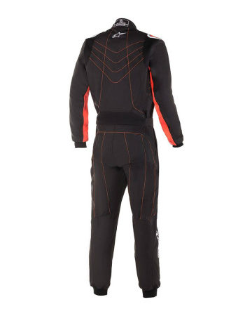 Alpinestars KMX-9 v2 комбинезон для картинга, черный/красный неоновый, р-р 46