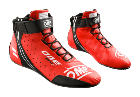 OMP ONE EVO X ботинки для автоспорта, красный, р-р 37(EUR)/5(US)/4(UK)