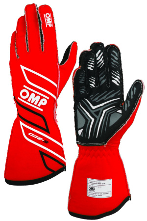 OMP ONE-S перчатки для автоспорта, красный, р-р XXL