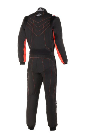 Alpinestars KMX-9 V3 S комбинезон для картинга, черный/красный неоновый, р-р 130 см.