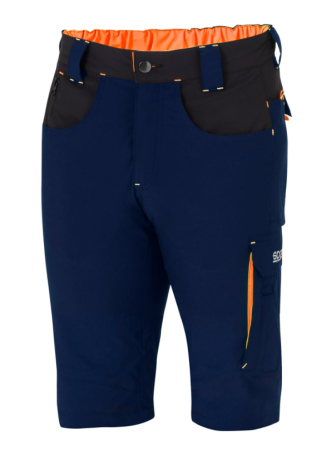 Sparco TECH LIGHT шорты механика, темно-синий/оранжевый неоновый, р-р M