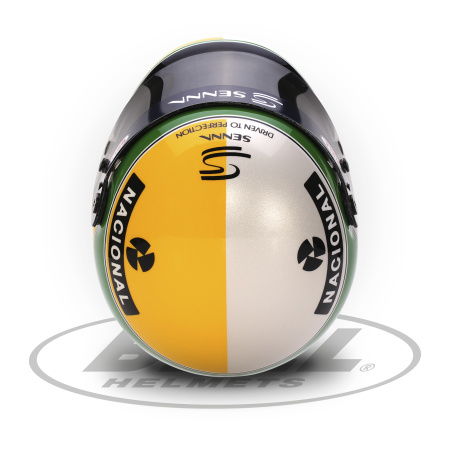 Bell Ayrton Senna 30 Years Legacy мини шлем, желтый/белый/зеленый