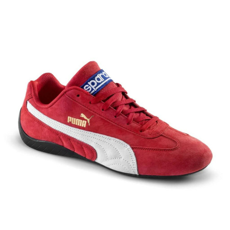 Sparco PUMA SPEEDCAT ботинки повседневные, красный/белый, р-р 40(EUR)/7.5(US)/6.5(UK)