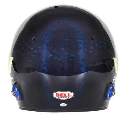 Bell MAG-10 CARBON AYRTON SENNA шлем для автоспорта (FIA 8859-2024), темно-синий, р-р 58