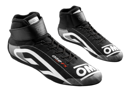 OMP ONE EVO FX ботинки для автоспорта, черный, р-р 43(EUR)/10(US)/9(UK)