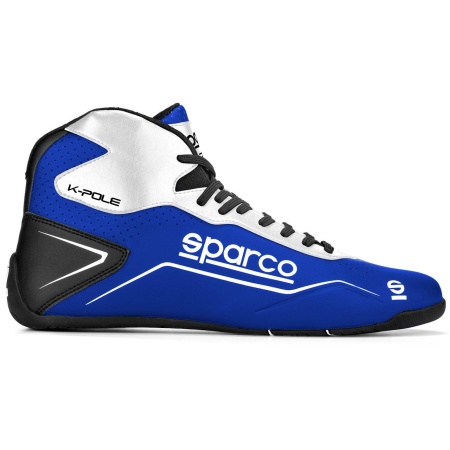 Sparco K-POLE ботинки для картинга, синий/белый, р-р 36(EUR)/4.5(US)/3.5(UK)
