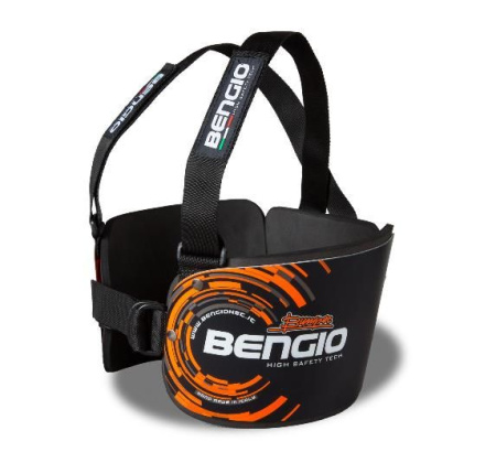 Bengio Bumper Standard защита ребер для картинга, черный/оранжевый, р-р XS