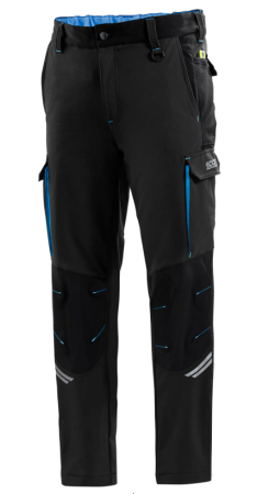 Sparco TECH брюки механика, черный/голубой, р-р M