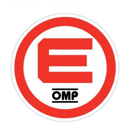 OMP наклейка "Е"