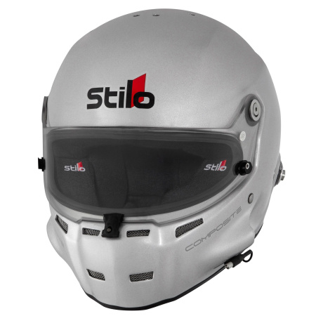 Stilo ST5F COMPOSITE шлем для автоспорта (HANS), серебристый, р-р 63