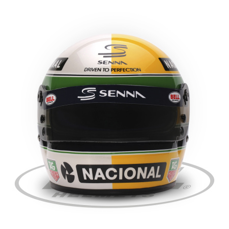Bell Ayrton Senna 30 Years Legacy мини шлем, желтый/белый/зеленый