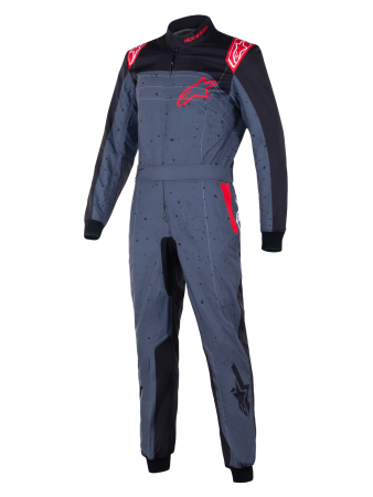 Alpinestars KMX-9 V3 комбинезон для картинга, антрацит/черный/красный, р-р 46