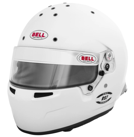 Bell RS7 PRO шлем для автоспорта (FIA 8859-2024), белый, р-р 61
