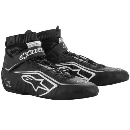 Alpinestars TECH-1 Z v2 ботинки для автоспорта, черный/белый/красный, р-р 42(EUR)/9(US)