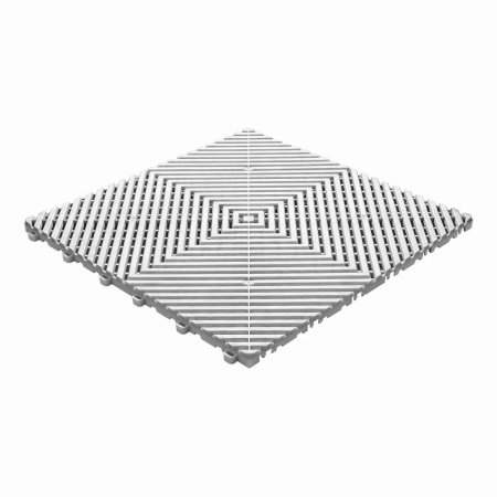 Caseliner пол сборный (плоские ребра), белый