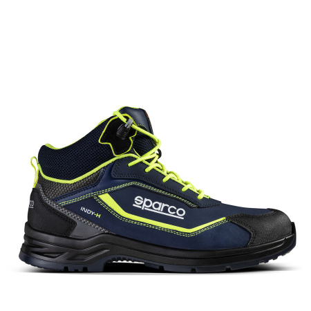 Sparco INDY-H S3 ESD ботинки механика, темно-синий/желтый неоновый, р-р 45(EUR)