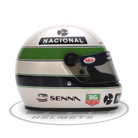 Bell Ayrton Senna 30 Years Legacy мини шлем, желтый/белый/зеленый