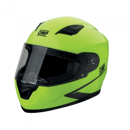 OMP CIRCUIT EVO шлем для картинга, желтый неоновый, р-р XS