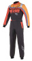 Alpinestars KMX-9 v2 GRAPHIC 2 комбинезон для картинга, черный/оранжевый/красный, р-р 46