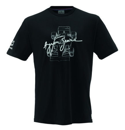 Racing Spirit SENNA SIGNATURE футболка, черный, р-р S
