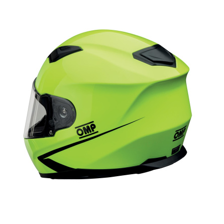 OMP CIRCUIT EVO шлем для картинга, желтый неоновый, р-р XXL