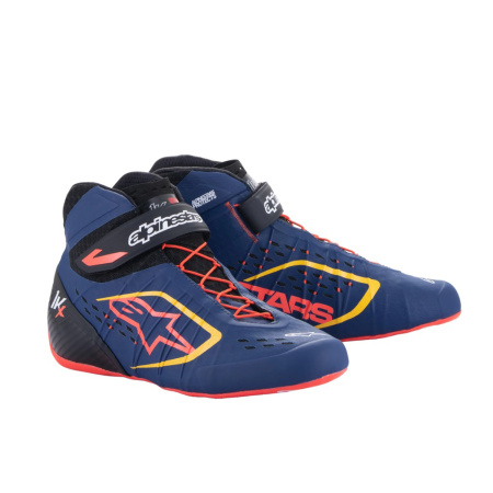 Alpinestars TECH 1-KX v2 ботинки для картинга, синий/красный/желтый, р-р 43.5(EUR)/10.5(US)/9.5(UK)