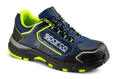 Sparco ALLROAD S3 ботинки механика, темно-синий/желтый неоновый, р-р 45(EUR)