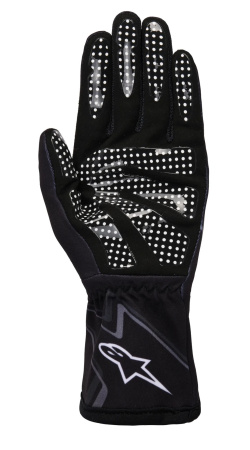 Alpinestars TECH-1 K RACE v2 S GRAPHIC 1 перчатки для картинга, черный/темно-серый, р-р M