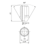 EvoCorse гайка колесная (M12X1,5/H 41 mm./60*), черный
