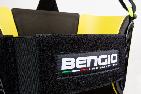 Bengio Bumper Carbon защита ребер для картинга, черный, р-р XS