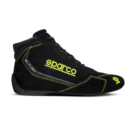 Sparco SLALOM ботинки для автоспорта, черный/желтый неоновый, р-р 37(EUR)/5(US)/4(UK) 