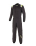 Alpinestars KMX-9 v2 S комбинезон для картинга, черный/желтый неоновый, р-р 130 см.