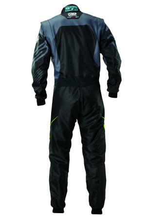 OMP KS-2X ART комбинезон для картинга, черный/желтый неоновый, р-р 150 см.
