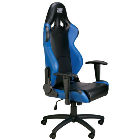 OMP CHAIR кресло офисное, черный/синий