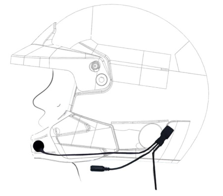 ZERONOISE гарнитура для закрытого шлема (мама NEXUS 4 пин)