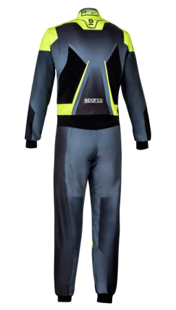 Sparco PRIME K ADVANCED комбинезон для картинга, черный/желтый неоновый, р-р 46