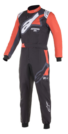 Alpinestars KMX-9 v2 GRAPHIC комбинезон для картинга, черный/красный/белый, р-р 46