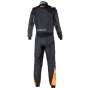 Alpinestars ATOM GRAPHIC комбинезон для автоспорта, черный/антрацит/оранжевый неоновый, р-р 64